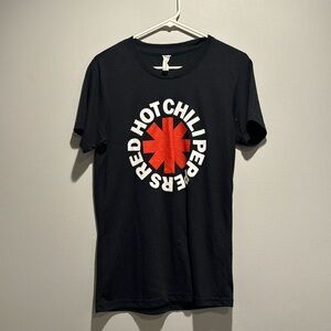 Red Hot Chili Peppers Black Short Sleeve Concert Tee